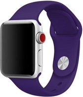 Sport band - violet - Geschikt voor Apple Watch  - 42mm en 44mm - SM - iwatch - Horlogeband Armband Polsband