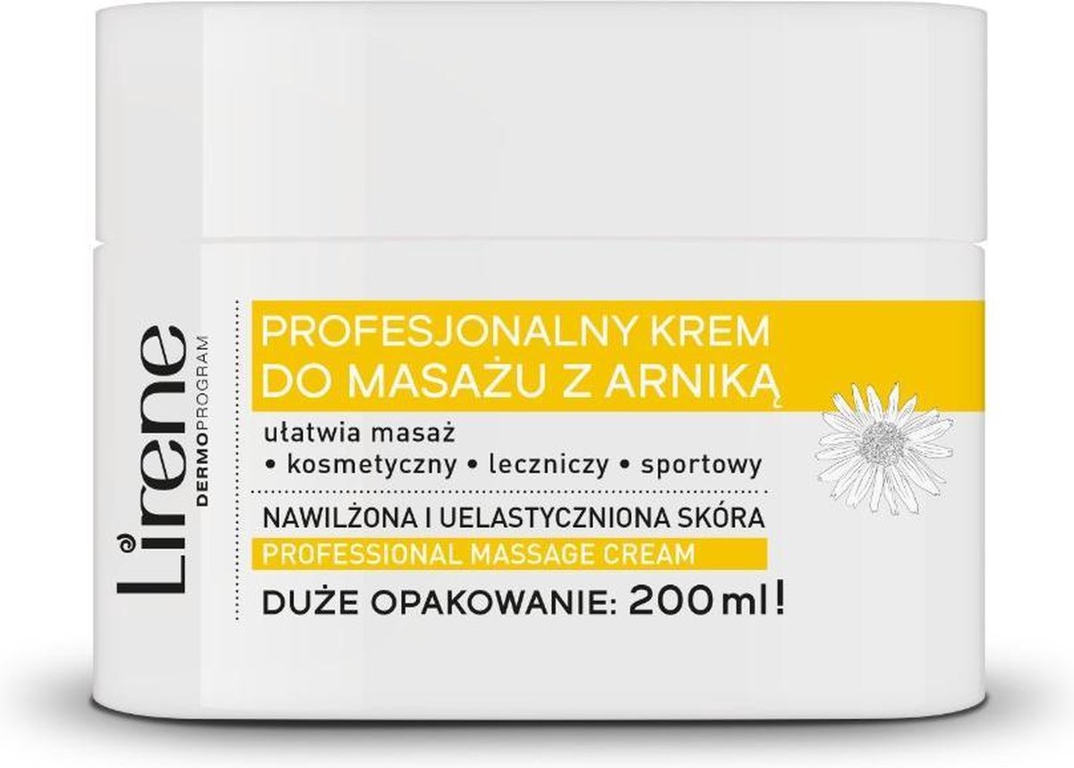Lirene - Professional Massage Cream Professional Massage Cream From Arnika 200Ml
