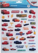 Bubbel-stickers "Cars" +/- 50 Stickers