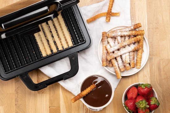 Tristar Wafelijzer - WF-1171 - 1000W - 15 wafelfrietjes - Anti aanbaklaag - PFAS-vrij van Tristar — afbeelding 3