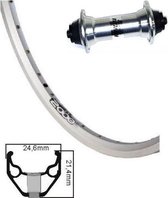 Kgs voorwiel 28 inch (622) alu uitval zac 2000 zilver uitvalnaaf