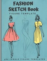 Fashion Sketch Book Figure Template