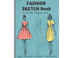 Omslag van Fashion Sketch Book Figure Template