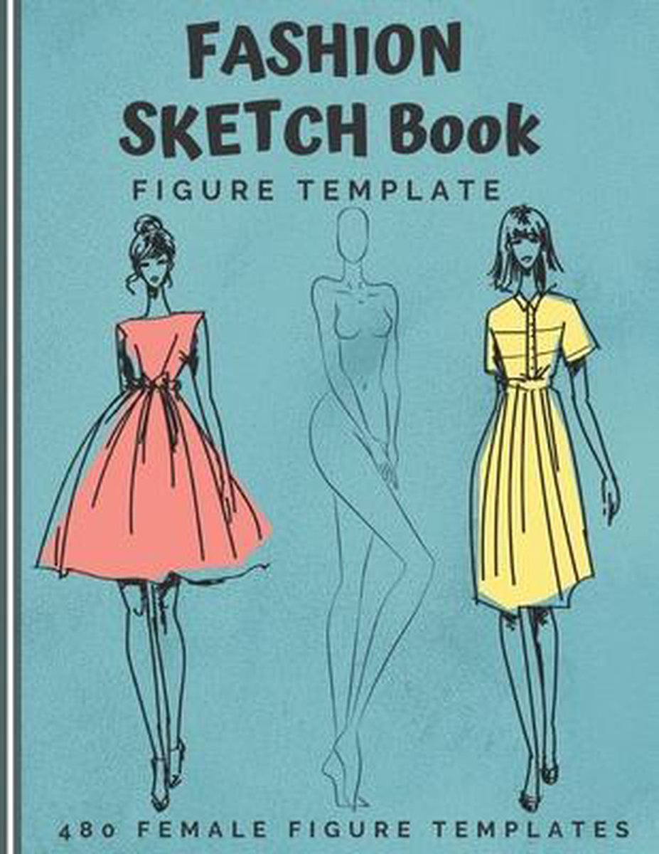 Omslag van Fashion Sketch Book Figure Template