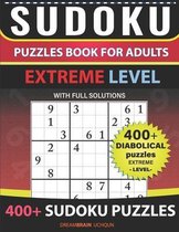 Sudoku Puzzles book for adults 400+ puzzles with full Solutions EXTREME