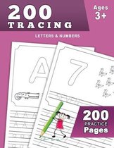 200 tracing letters and numbers
