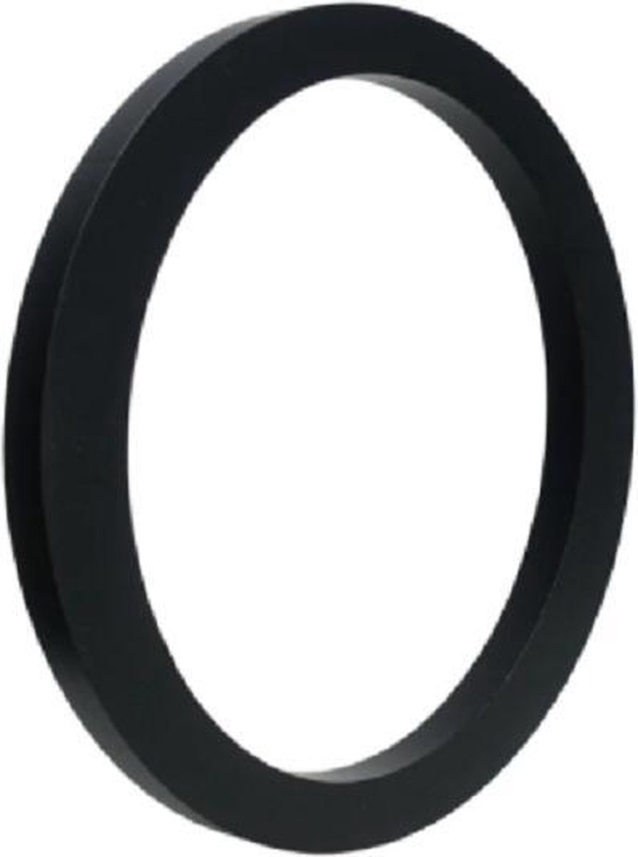 zwart huisnummer 0 - zwart modern huisnummer- 15cm hoog