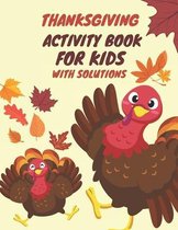 Thanksgiving Activity Book For Kids With Solutions