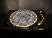 SUPERCAT 2 Felt Zoetrope Turntable Slipmat 12" - Premium slip mat – Platenspeler - for Vinyl LP Record Player - DJing - Audiophile - Original art Design - Psychedelic Art