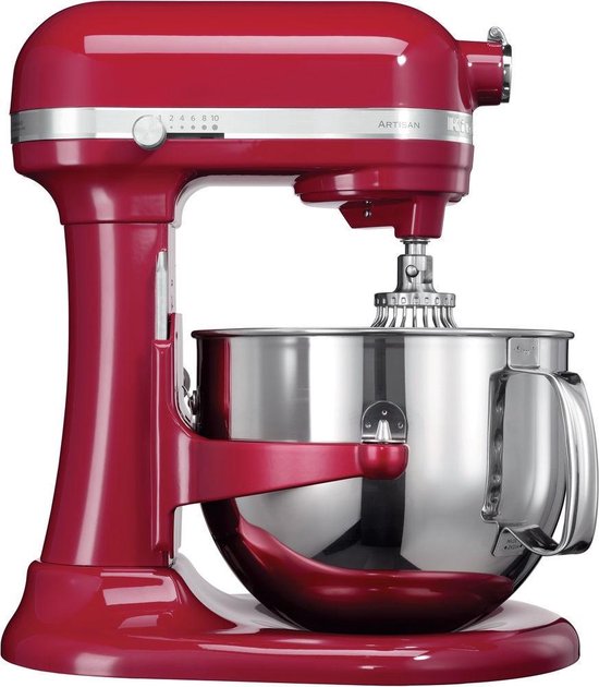 Verward Plateau ik ben ziek KitchenAid Artisan Bowl-Lift - Keukenmachine - Rood | bol.com