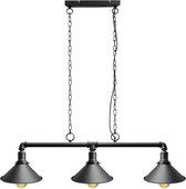 Hanglamp industrieel zwart  Vintage Retro lamp eettafel