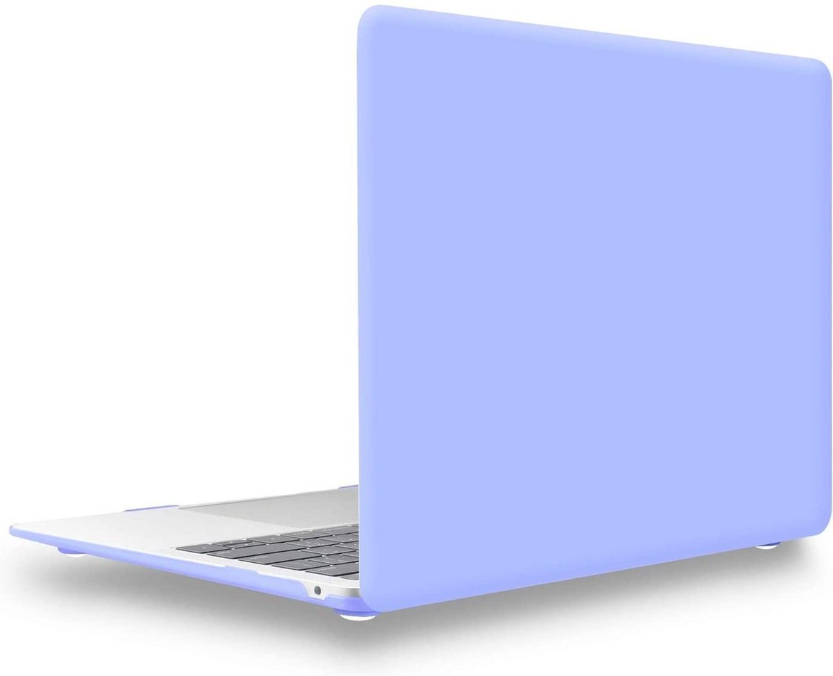 Macbook Case Cover Hoes voor Macbook Air 13 inch 2020 A2179 - A2337 M1 - Laptop Cover - Matte IJsblauw