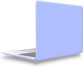 Macbook Case Cover Hoes voor Macbook Air 13 inch 2020 A2179 - A2337 M1 - Laptop Cover - Matte IJsblauw