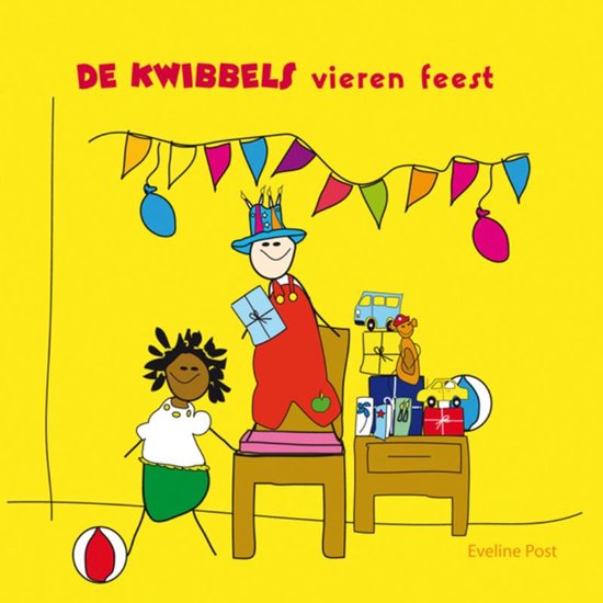 Cover van het boek 'De Kwibbels vieren feest'