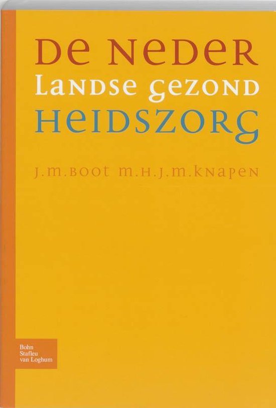 De Nederlandse gezondheidszorg - cover