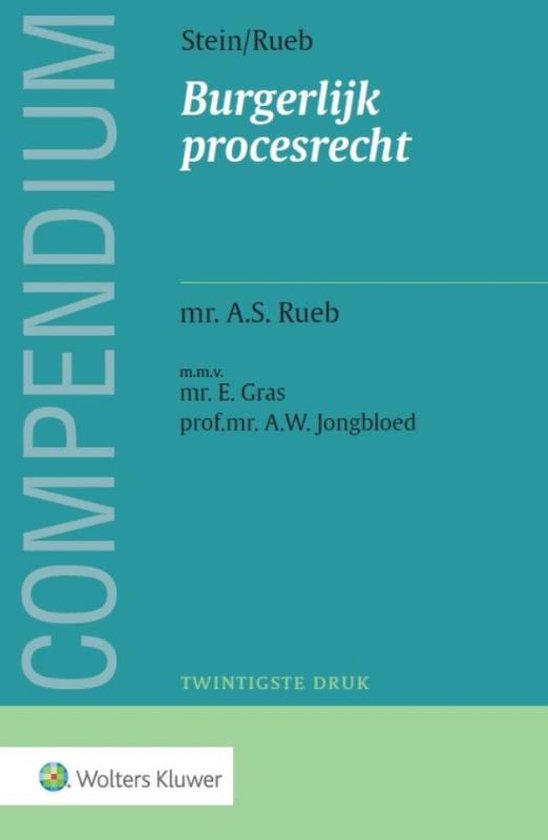Compendium van het burgerlijk procesrecht - cover
