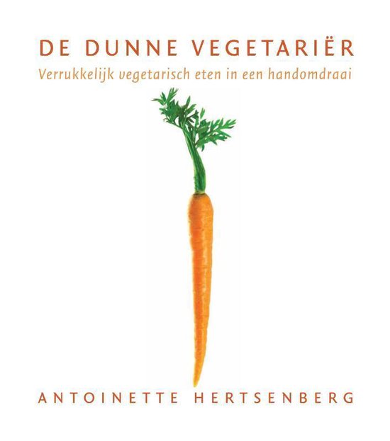 Cover van het boek 'De dunne vegetariër' van A. Hertsenberg