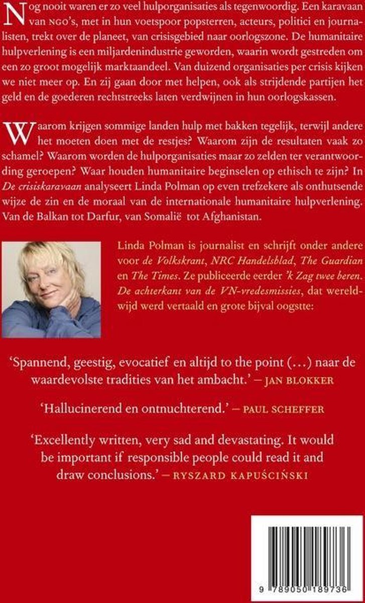 De crisiskaravaan - back cover
