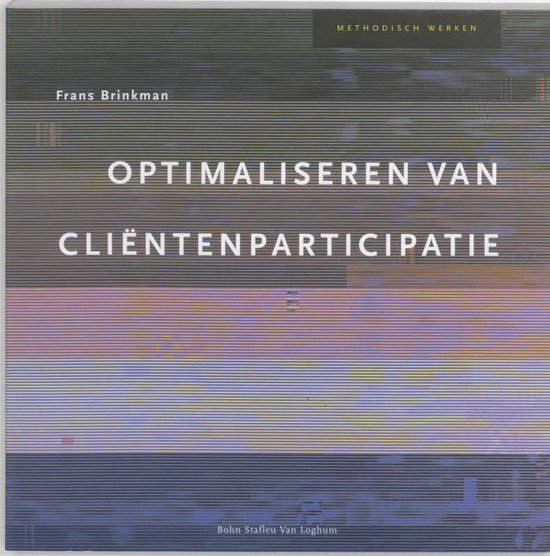 Cover van het boek 'Optimaliseren van clientenparticipatie / druk 1' van Frans Brinkman