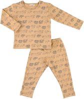 Trixie Pyjama Silly Sloth Lang Junior Katoen 2-delig Maat 116