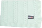 Babydeken Junior 90 x 65 cm Kinder Hop 100% Katoen Mintgroen