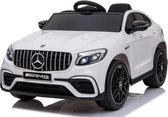 Voiture électrique pour enfants Mercedes Benz GLC 63 S Wit 12 V avec télécommande OPTIONS PLEINES pneus en caoutchouc de musique