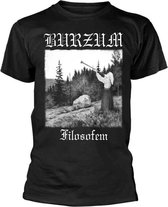 Burzum Unisex Tshirt -M- FILOSOFEM 2018 Zwart