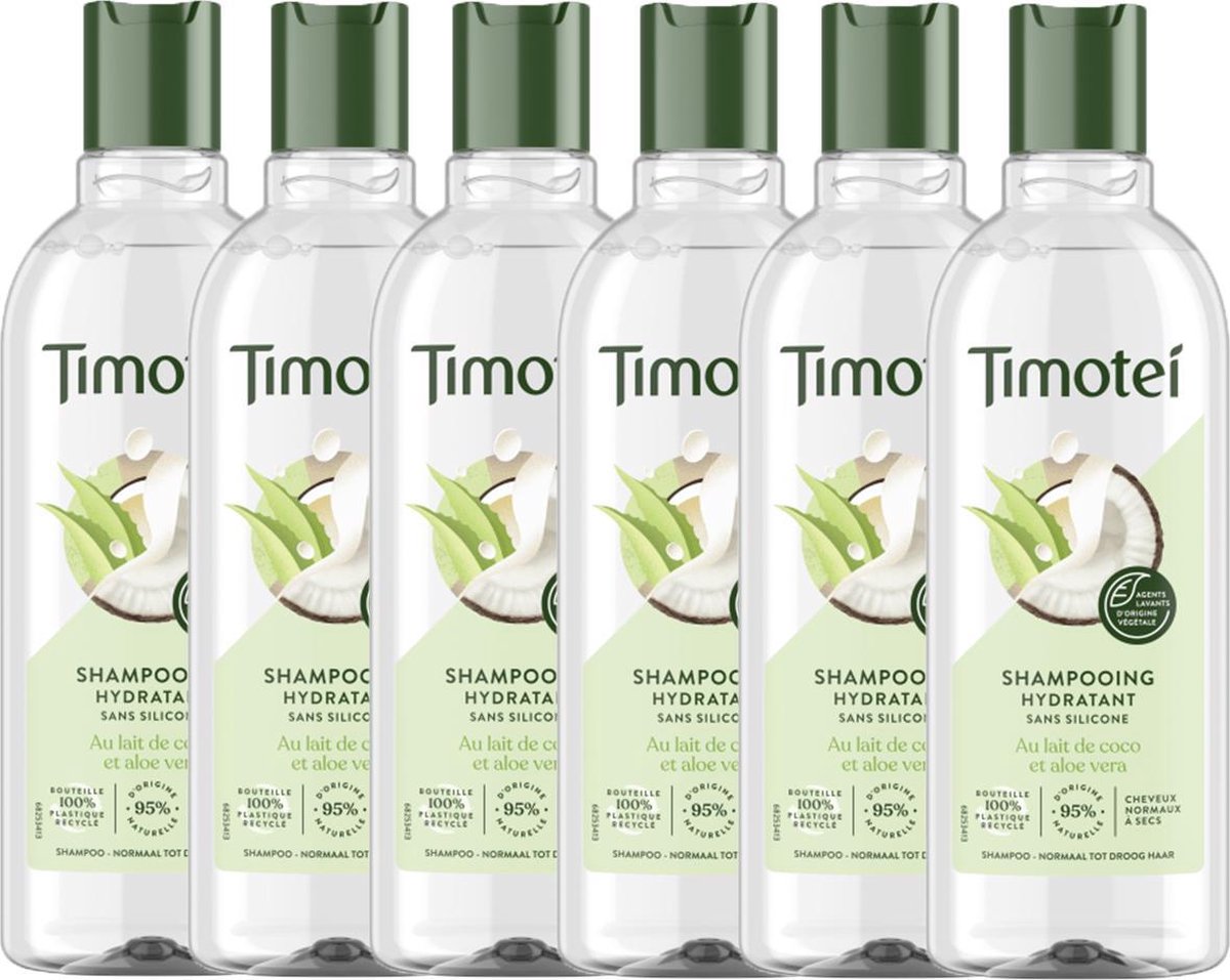 [Partij van 6] TIMOTEI Hydraterende shampoo - 300 ml