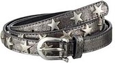 Damesriem Fashion - Zwart Metallic met Sterren - 105 cm