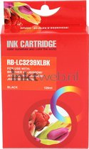 FLWR - Inktcartridge / LC-3239BK / Zwart - Geschikt voor Brother