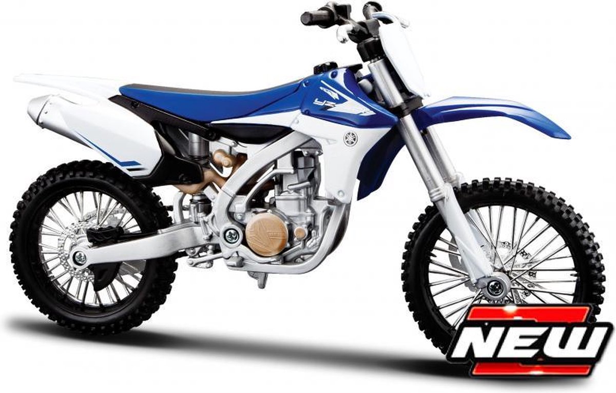 Maisto Yamaha Yz-450F - Modelauto - Schaal 1:12 - Blauw/Wit