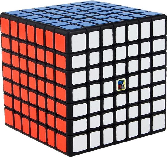Afbeelding van het spel 7x7 Speedcube - Puzzel Kubus - Zwart Magic Cube - Moyu Meilong
