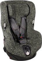 Ukje Beschermhoes - Geschikt voor Maxi Cosi Axiss - Autostoel - Hoes - Groen - Zebra Print