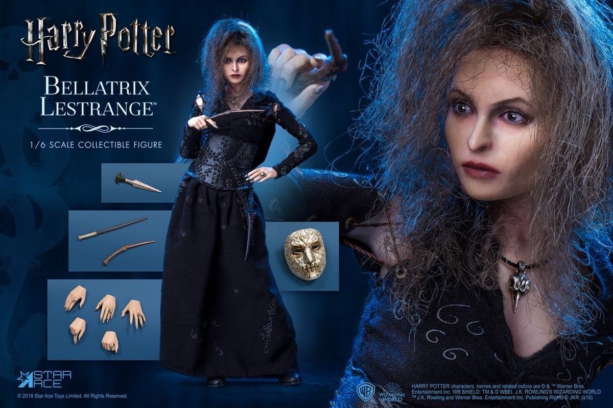 Harry Potter: Figurine à l'échelle 1: 6 de Bellatrix Lestrange | bol.com