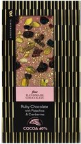 Greenomic  - Trio van 3 Luxe Chocolades - Caramel & Fleur de Sel - Brazilian - Ruby
