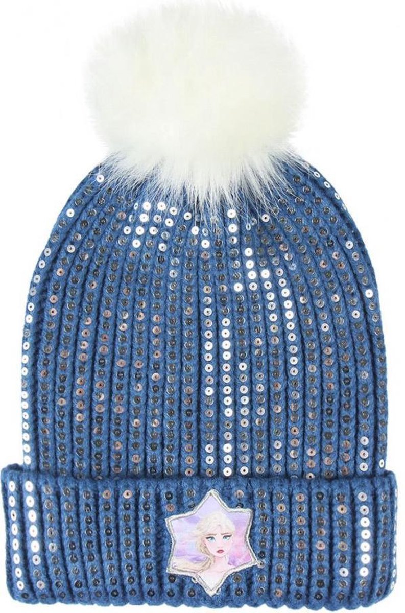 Glittering Navy Hat Frozen