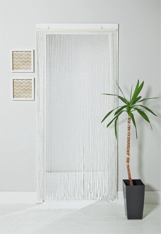 Rideau de perles en bambou | Rideau de porte perlé - Wit 601/9181 | rideaux  de porte... | bol