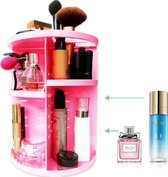 Lifest- Make Up Organizer- Verstelbaar- Draaibaar- Eenvoudige Installatie - Overzichtelijk - Roze