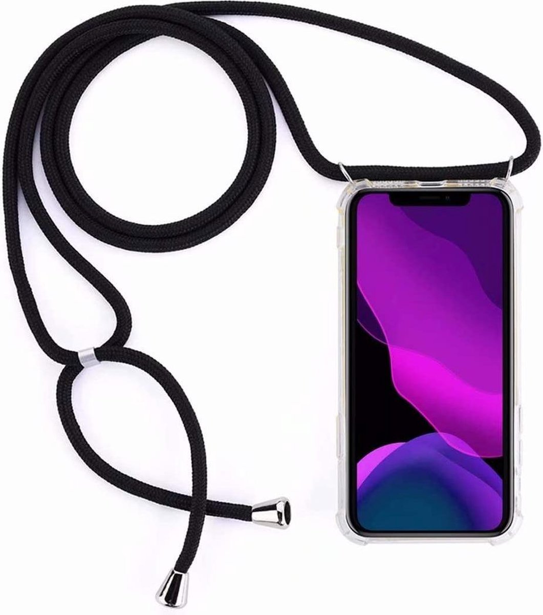 Hoesje Backcover met koord - Geschikt voor Huawei P40 / Shockproef