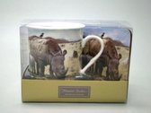 Neushoorn mok met onderzetter