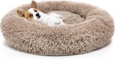 Lifest 50 cm Huisdieren Mand/Bed - Comfortabel - Draagbaar - Gemakkelijk Schoonhouden - Synthetisch Bond - Duurzaam Nylon - Donker Koffie - Small