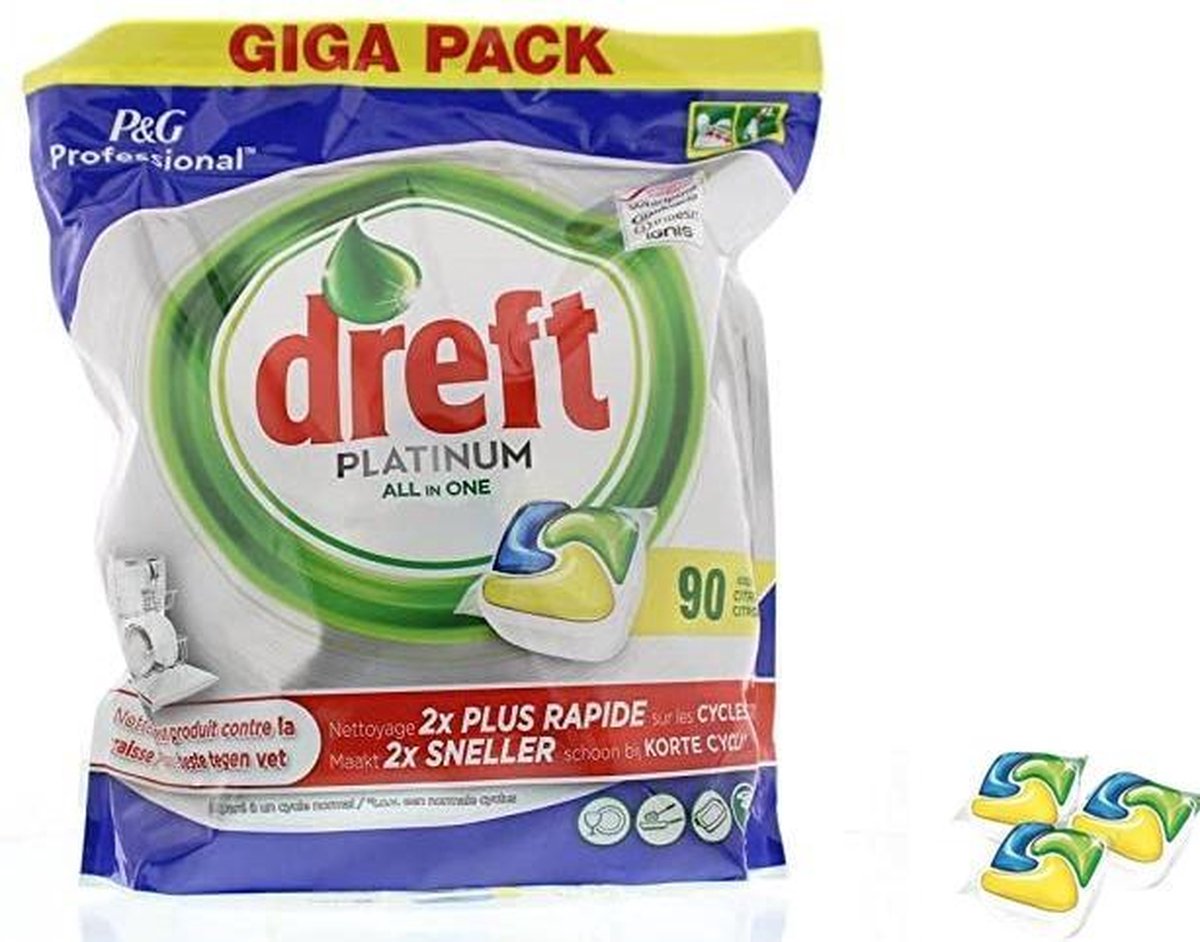 Tablettes pour lave-vaisselle P&G Professional Citroen - Le meilleur contre  la graisse... | bol.com