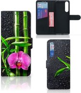 Wallet Book Case Sony Xperia 1 II Hoesje Orchidee