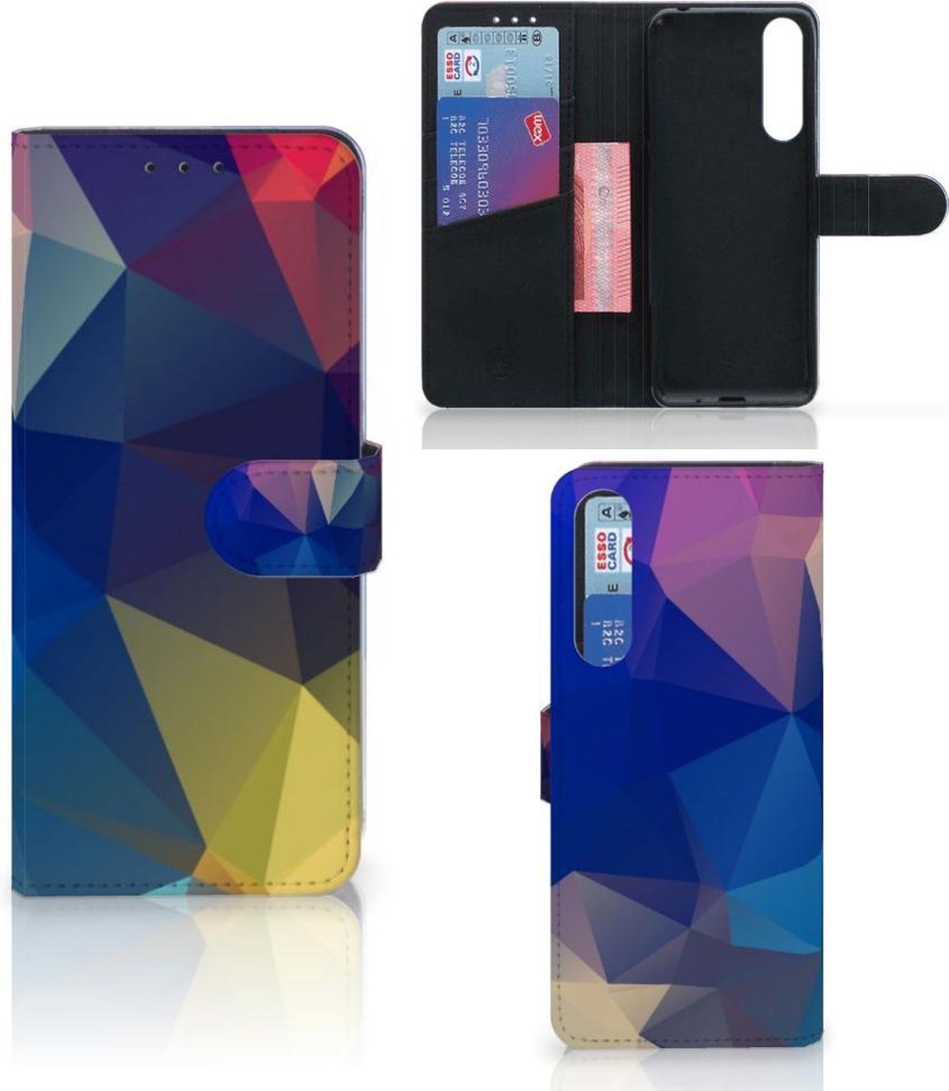 Sony Xperia 1 II Book Case Polygon Dark