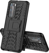 Huawei P40 Pro Plus Hoesje - Schokbestendige Back Cover - Zwart