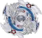 Tol voor beyblade burst - speelgoed - single top - links draaiend - EXCLUSIEF launcher - wit blauw