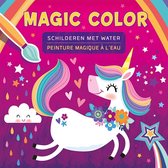 Unicorn kleurboek/ verfboek “magic color”, schilderen met water!