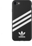 adidas Moulded case strepen beschermhoesje iPhone 6 6s 7 8 SE 2020 SE 2022 - Zwart Wit