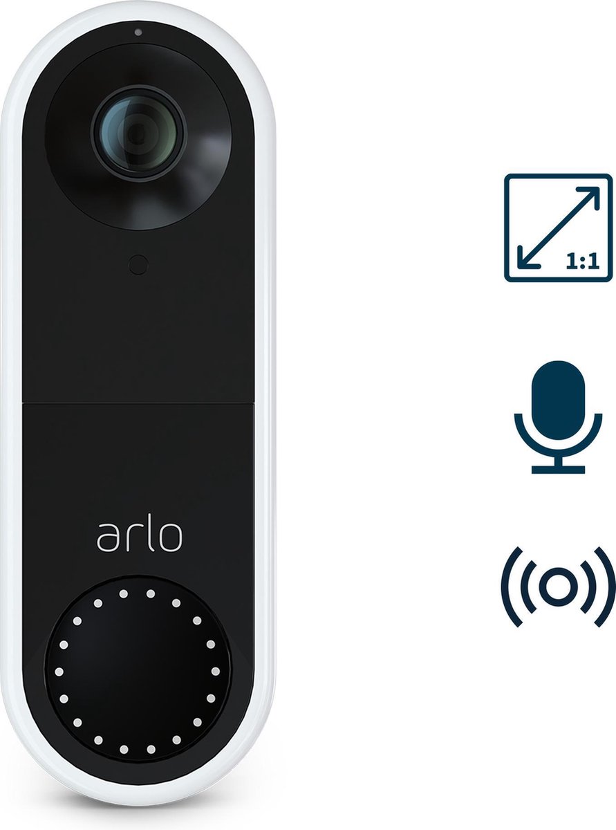 Arlo Essential - Cámara de Seguridad 1080p HD | Exterior - Interior