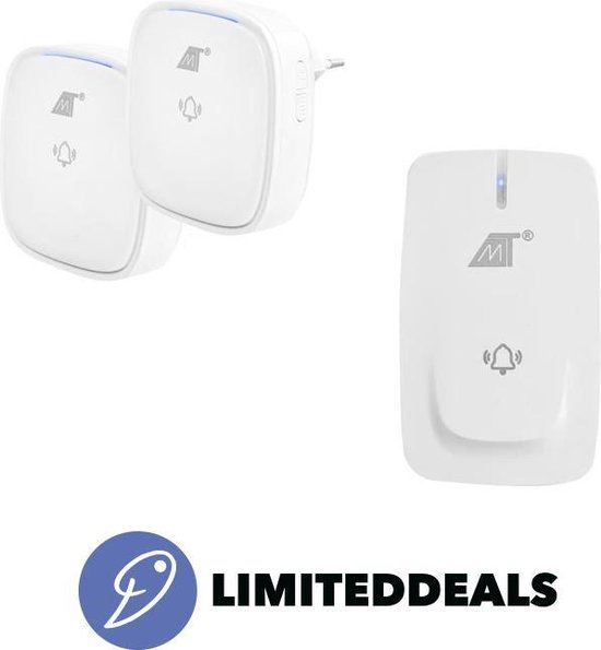 AVANTEK D-3G draadloze deurbel | 52 melodieën en IP55 waterdicht AVANTEK D-3G draadloze deurbel | 52 melodieën en IP55 waterdicht